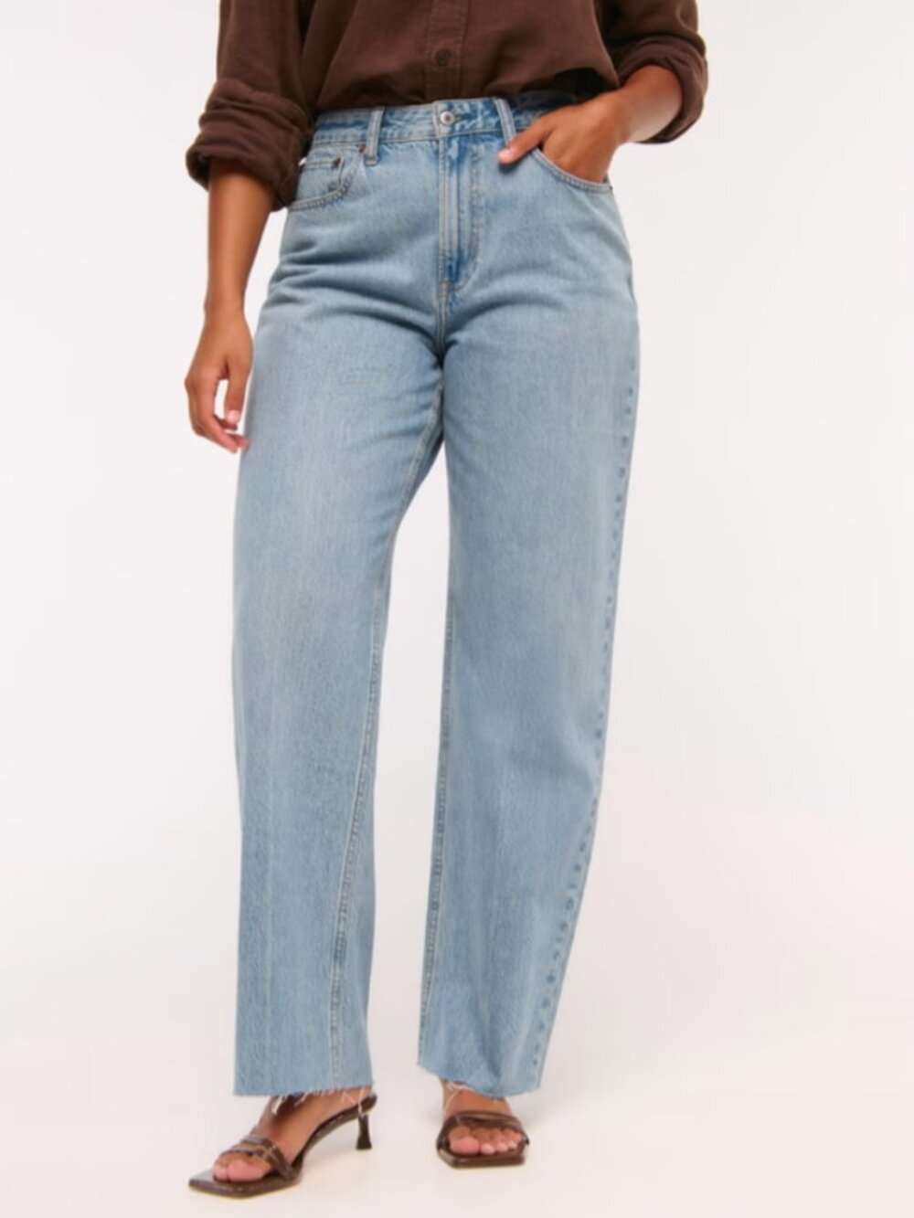 Abercrombie and Fitch Curve Love High Rise Loose Jean